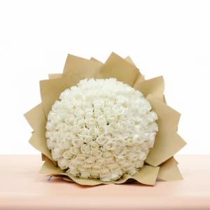 Luxruious white premium bouquet