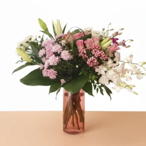 Vibrant vase arrangement