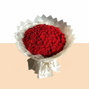 Richest red bouquet 100 pcs